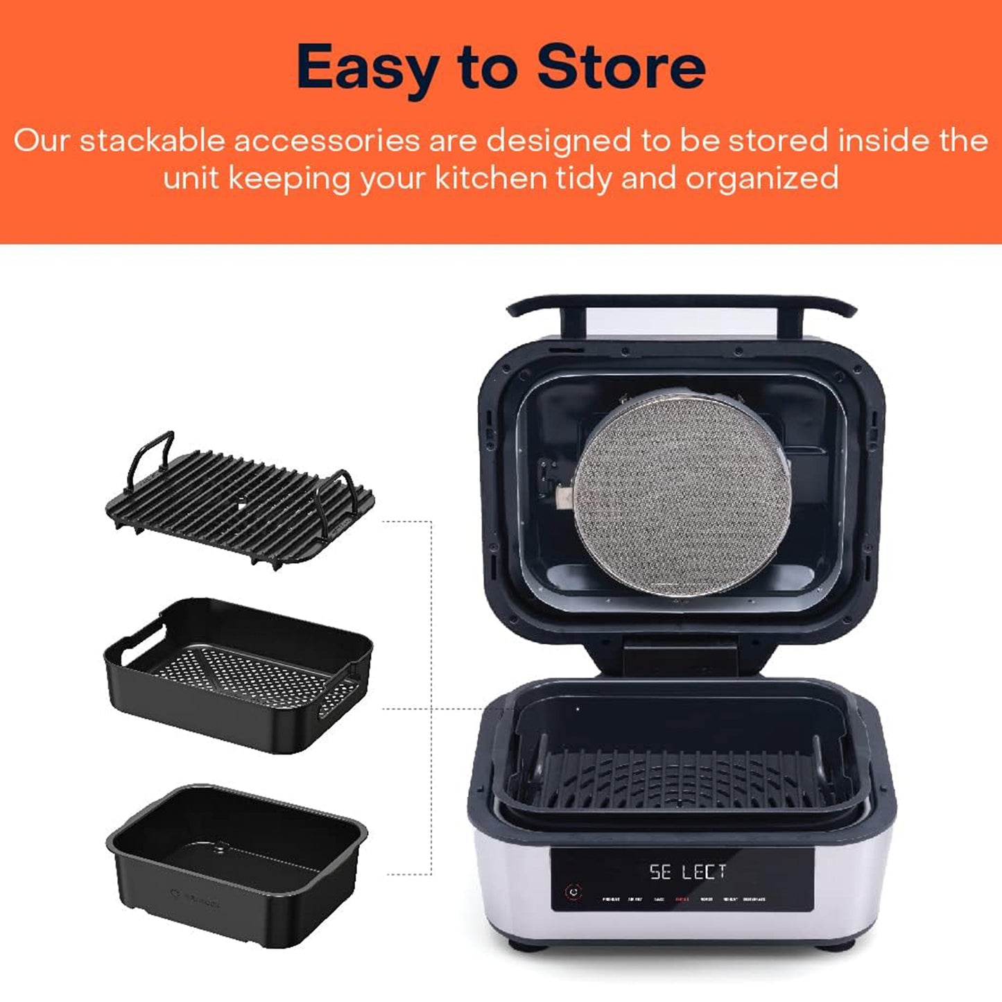 NUTRICOOK Smart Indoor Grill & Air Fryer XL(NC-AFG960)