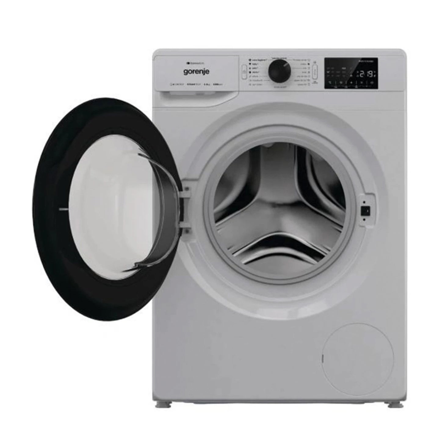 Gorenje Washer Front Load 9KG 1400RPM Inverter Steam 15 Programs (WPNEI94A1SW/A)