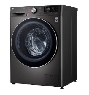 LG Front Load Washer Dryer 10.5Kg Washer 7KG Dryer 1400RPM - Black Steel F4V9RCP2E.SBLPEL