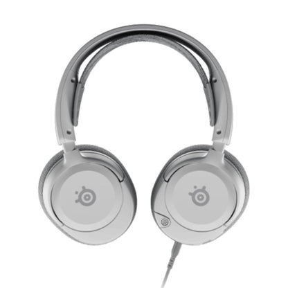 SteelSeries Arctis Nova 1 (White) Wired 3.5mm Gaming Headset w/ Hi-Fi Driver Surround Spatial Audio Ultra Lightweight Design w/ Noise-Cancelling Mic For PC, Mac, PS5/PS4, Switch, Xbox