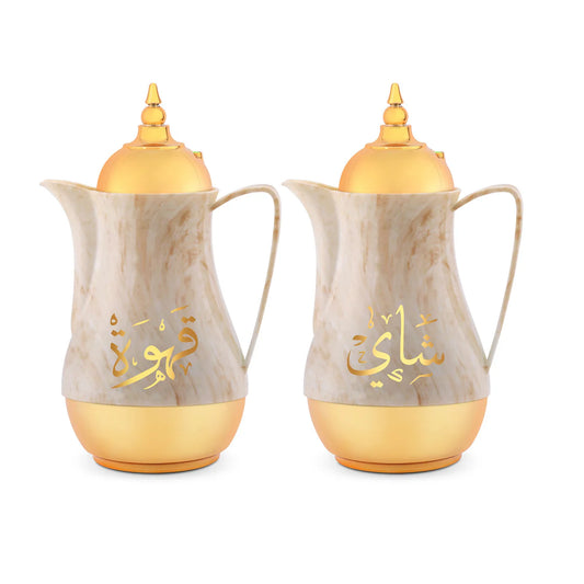 Royalford Portable and Leak-resistant Royal Marble Tea and Coffee Set