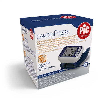 PIC SOLUTION Cardio Free Wrist Blood Pressure Monitor