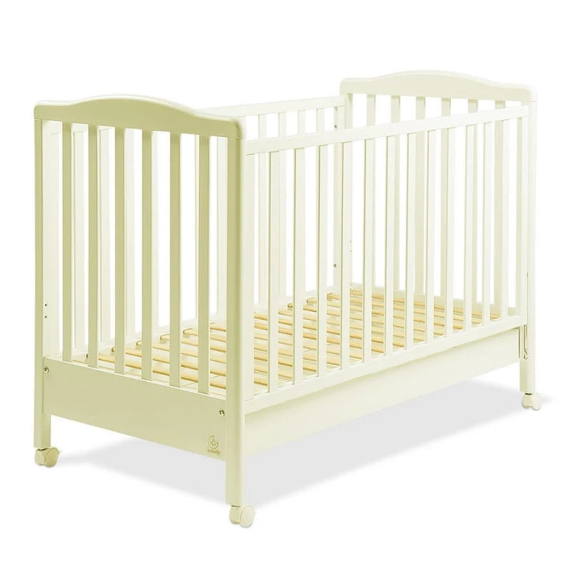 Italbaby Flash Ivory Wooden Cot, Beige (8022788220823)