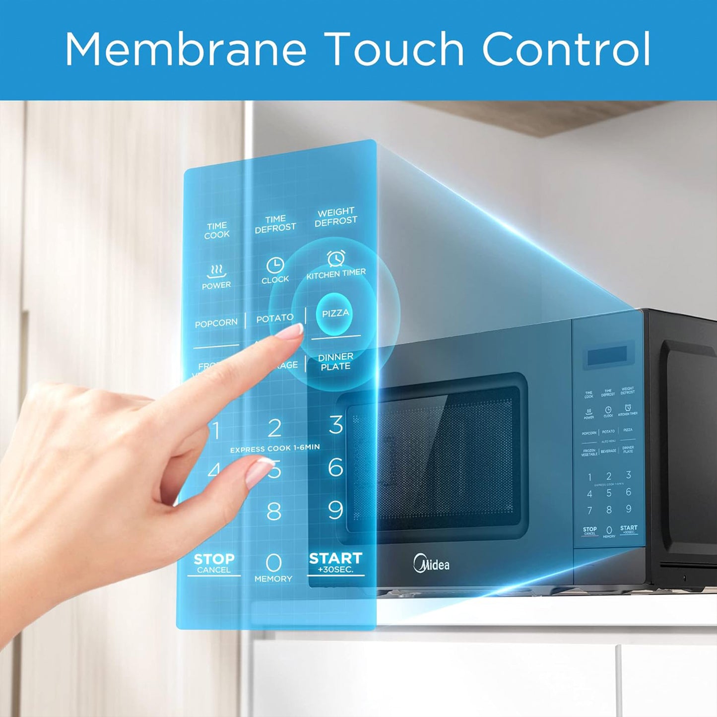 Midea Solo Microwave 20 L Digital (EM721BK)