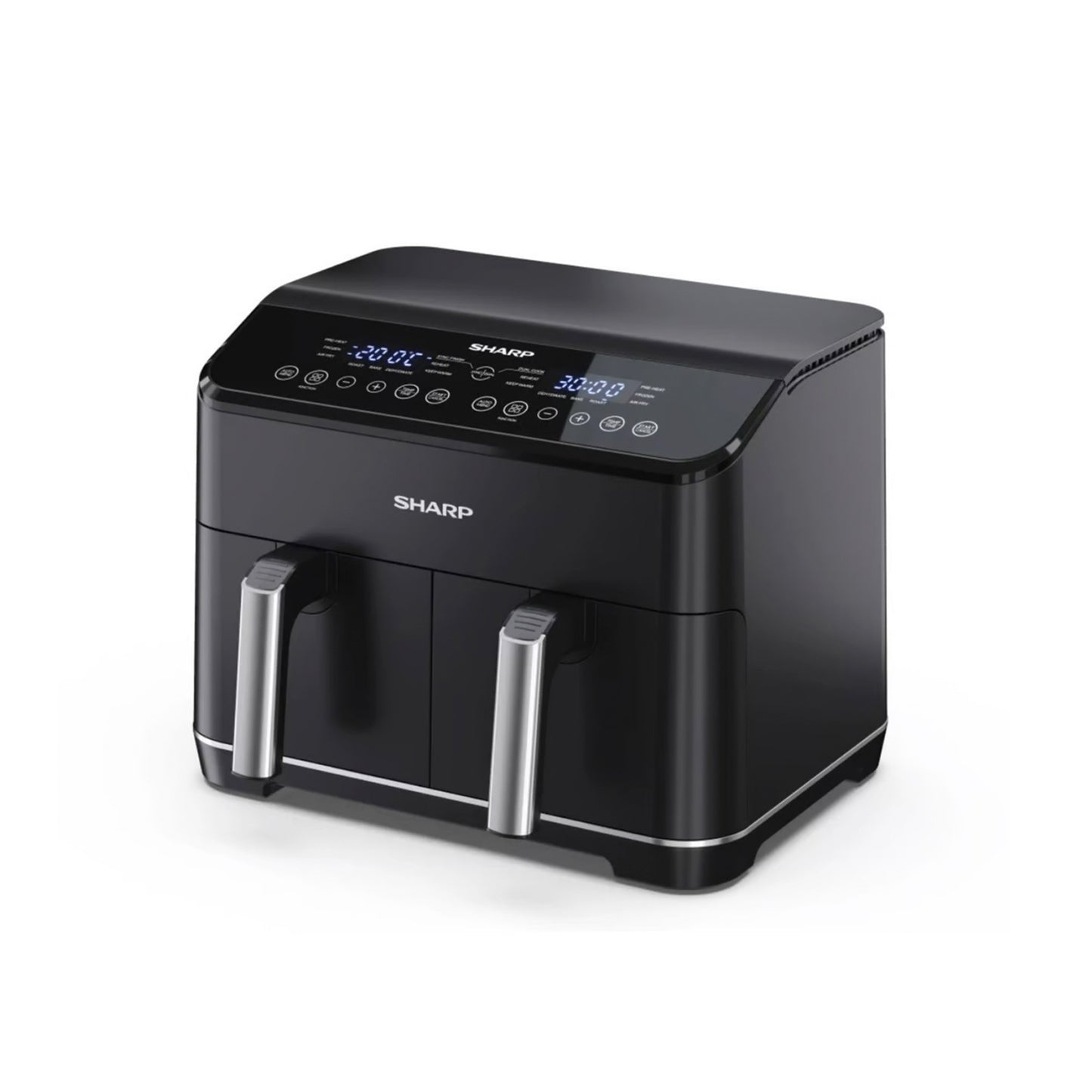 Sharp Air Fryer 8 Liters 2 Drawers (KF-DF80RT-K3)