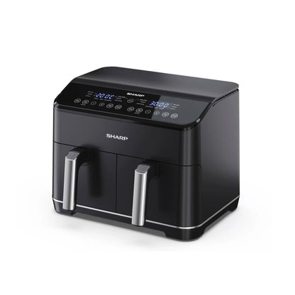 Sharp Air Fryer 8 Liters 2 Drawers (KF-DF80RT-K3)