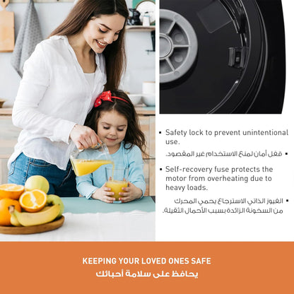 Panasonic blender with powerful 450w motor (MX-CP3121KTN)