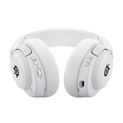 SteelSeries Arctis Nova 5 Wireless (White) (2.4GHz/Bluetooth) Spatial Surround 7.1 Gaming Headset w/ Neodymium Magnetic Driver Up To 60 HR Battery For PC, Mac, PS5, PS4, Switch, Mobile