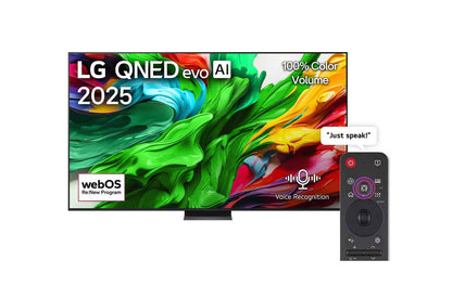 100 inch LG QNED evo AI QNED86 MiniLED 4K 120Hz Smart TV AI Magic remote webOS25 2025