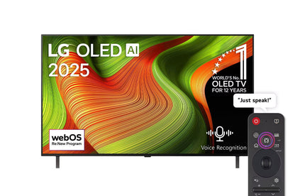 55 inch LG OLED AI B5 4K 120Hz Smart TV AI Magic remote webOS25 2025
