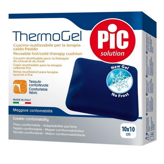 PIC SOLUTION Thermogel Hot and Cold Therapy Pack 10cm x 10cm for Pain Relief and Injury Recovery