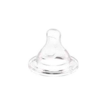 Chicco Physio Teat Anti-Colic Silicone Nipple Food Flow 2m +, 2 pieces