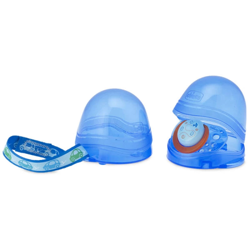 Chicco Double Soother Holder- Blue