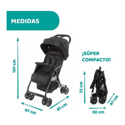 Chicco Buggy OHlalà 3 - Jet Black