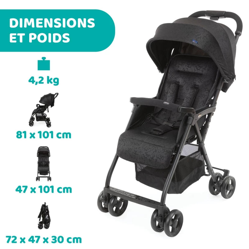 Chicco Buggy OHlalà 3 - Jet Black