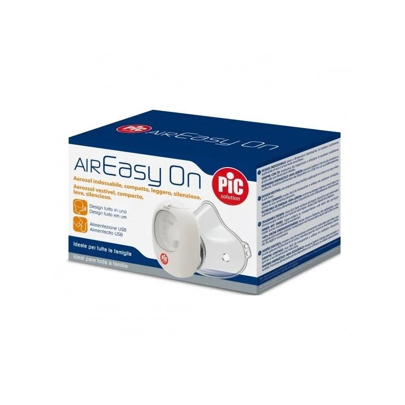 PIC SOLUTION Aireasy On Portable Nebulizer for Home & Travel