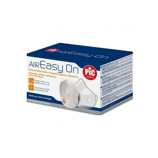 PIC SOLUTION Aireasy On Portable Nebulizer for Home & Travel