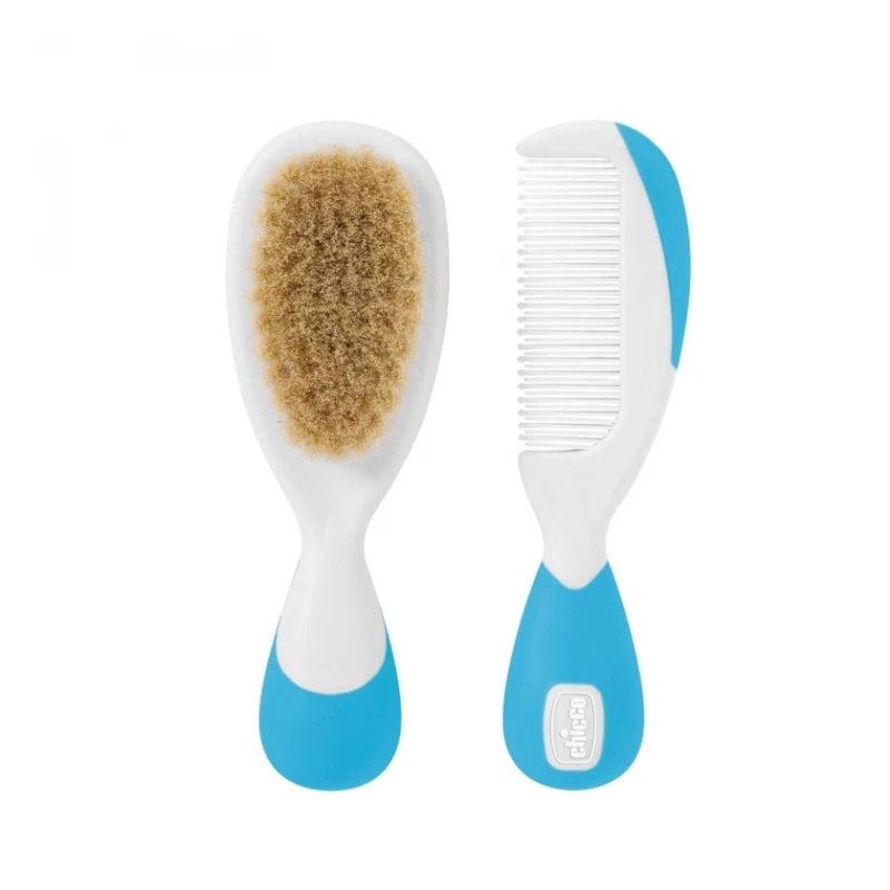 Chicco New Brush and Comb, Light Blue