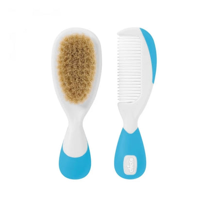 Chicco New Brush and Comb, Light Blue
