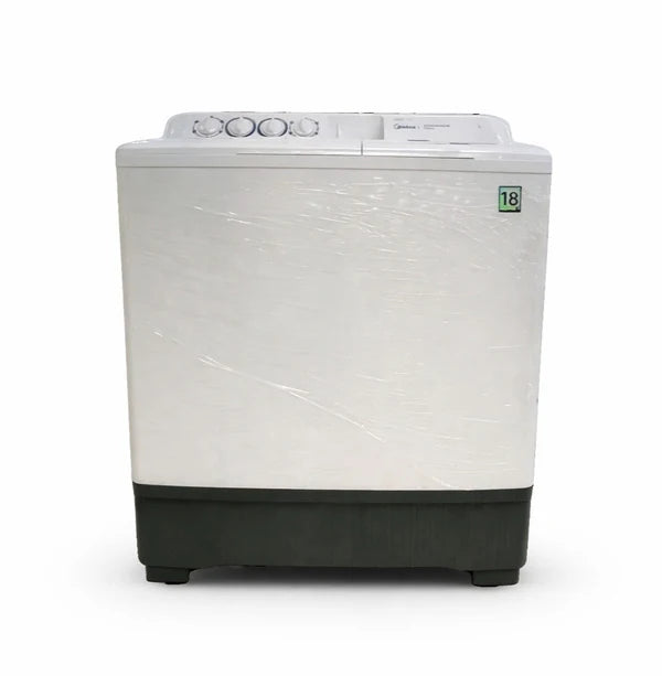 Midea Twin-Tub Washing Machine - 18 Kg - 2 Programs - White - (MT200W180/W)