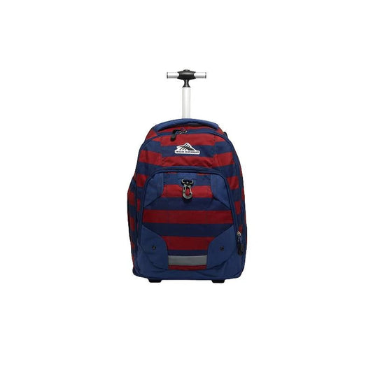 High Sierra Zestar Wheeled Backpack – Blue & Red Combo