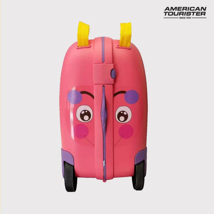 American Tourister Kids Skittle Hard Luggage, Pink Color