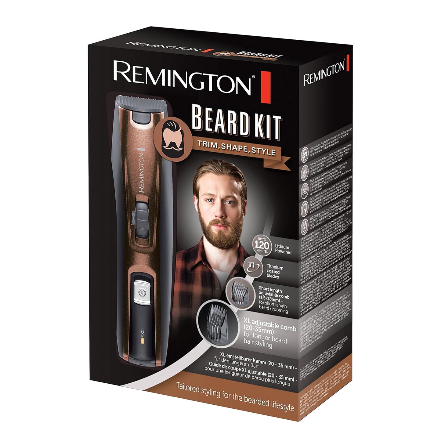 Remington Beard Trimmer Grooming Kit with Stubble Trimmer (MB4045)
