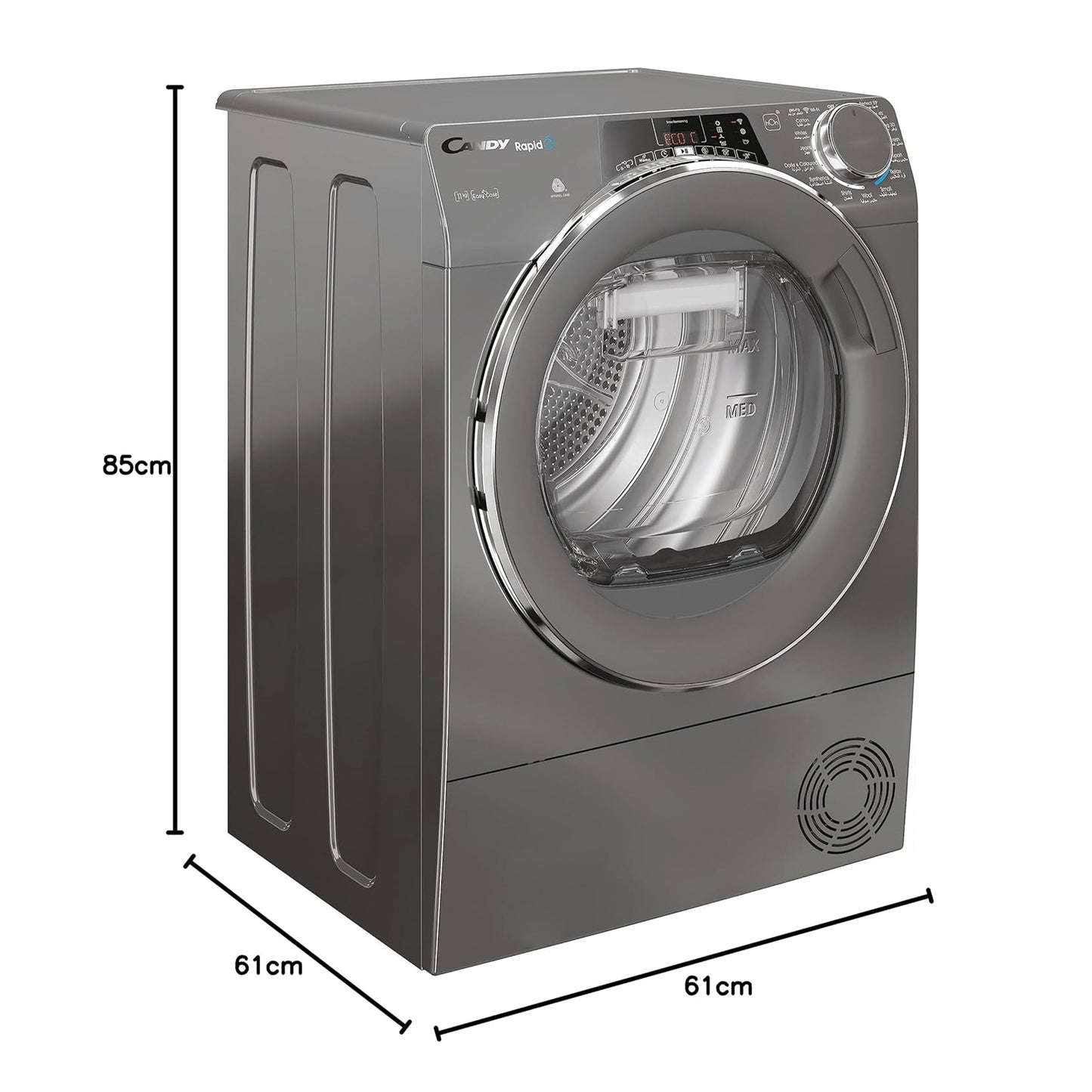 Candy Dryer 11KG-WIFI-Dark silver (ROE H11A2TCER-19)
