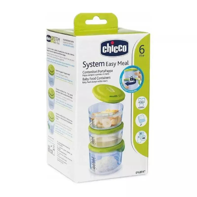 Chicco Baby Food Containers 6m+