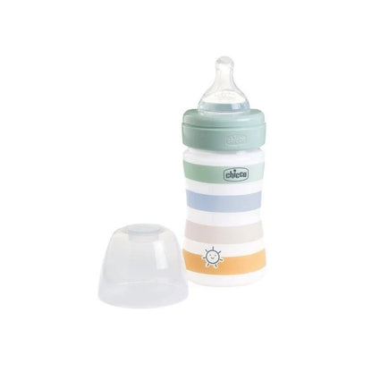 Chicco Well Being Bottle Anti-Colic System Slow Flow 150Ml 0M+ Green