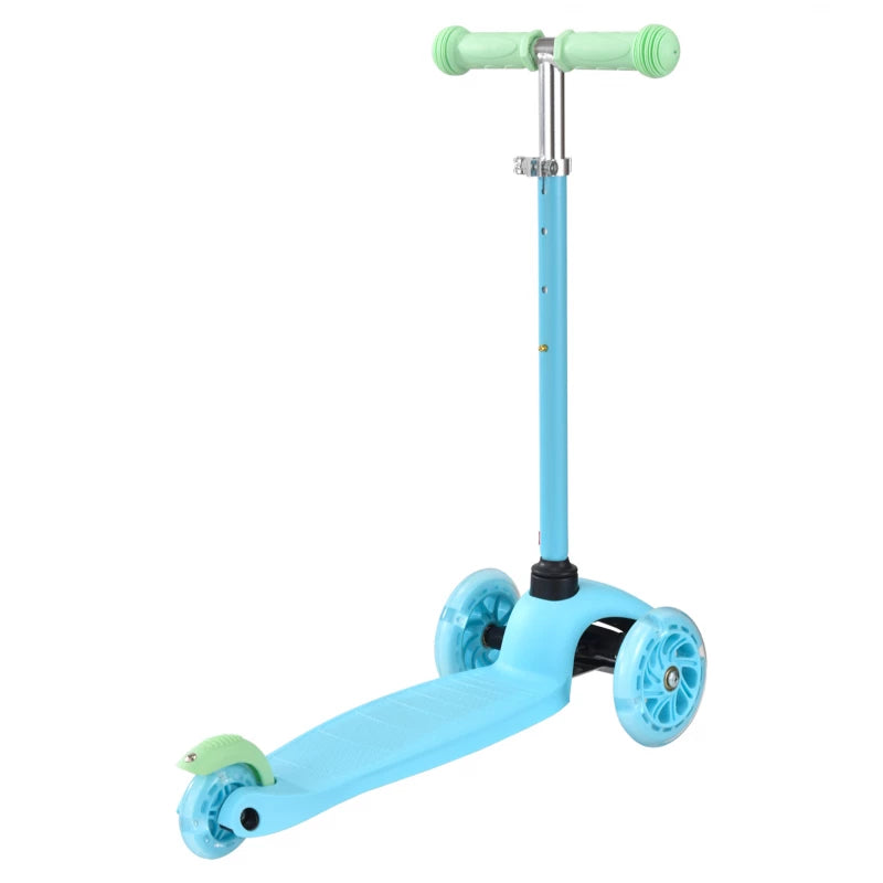 Bold Cube Teeny Blue 3-Wheel Kids Scooter lightweight and safe for toddlers and young children