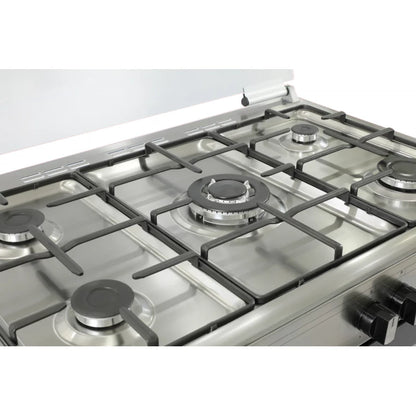 Electromatic 90cm Gas Cooker Stainless Steel with 5 Burners & Oven