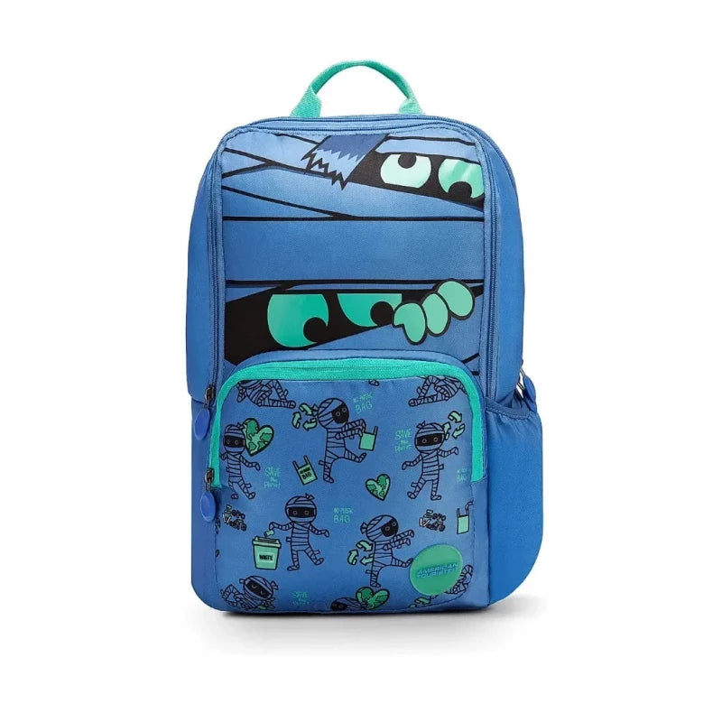 American Tourister Diddle 2.0 Backpack Mummy Blue 25L Travel Backpack 1 Year Warranty Padded Shoulder Straps and Multiple Compartments for Laptop and Everyday Use