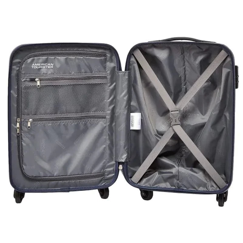 American Tourister Trolleybag 68Cm Blu Durable Travel Luggage, Lightweight, Blue