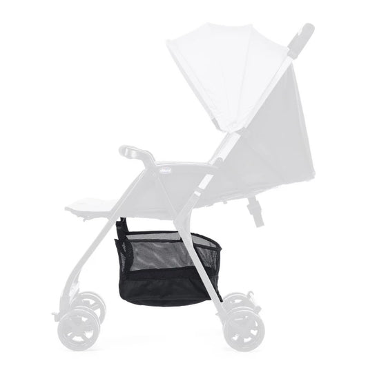 Chicco Ohlala Stroller Replacement Basket Black Original Accessory for Ohlala 2 Stroller, Durable, Easy to Install and Provides Extra Storage for Baby Essentials and Diapers