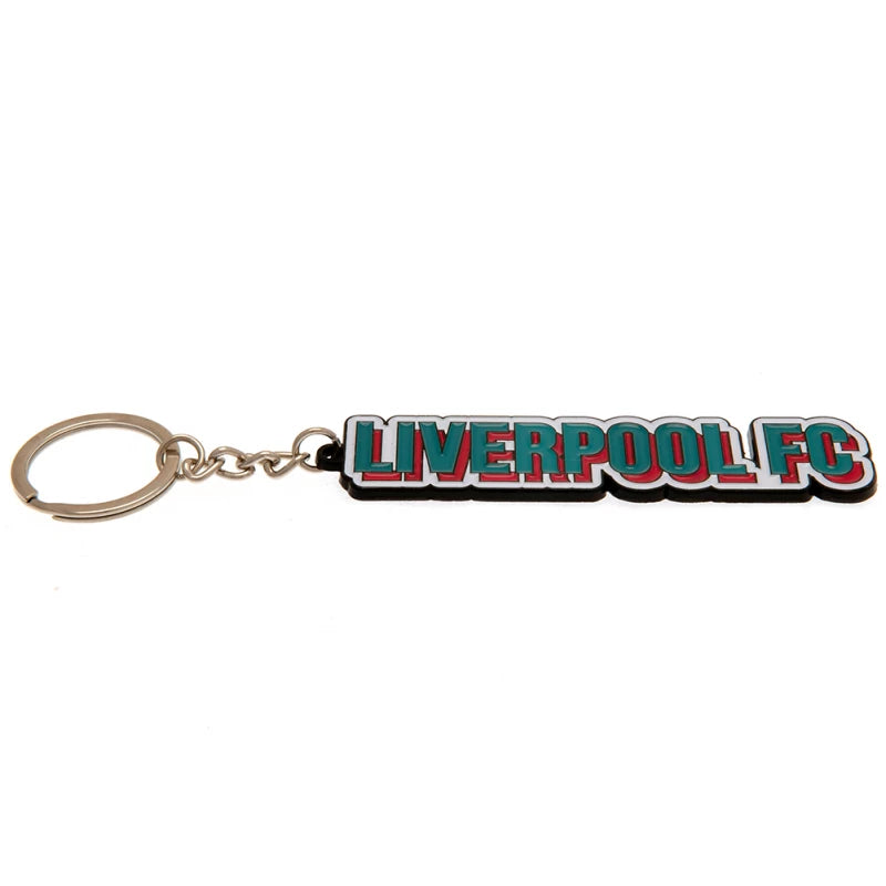 Liverpool FC Text Keyring Official Merchandise 95mm x 20mm Keychain Gift