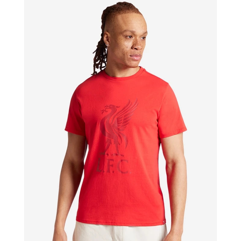 Liverpool FC Adults Liverbird Red Tee 100% Cotton Crew Neck Shirt XXL