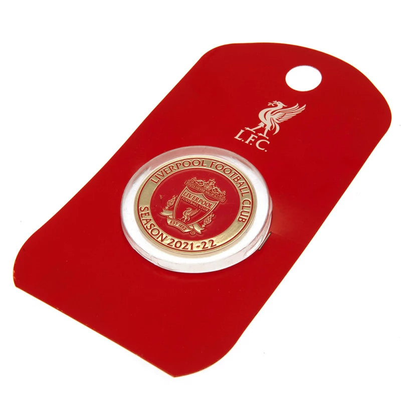 Liverpool FC 2021 22 Season Collectors Coin, Gold Finish