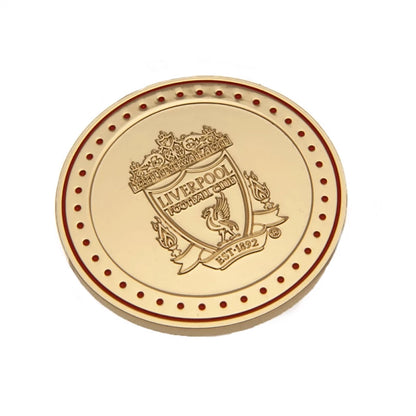 Liverpool FC 2021 22 Season Collectors Coin, Gold Finish