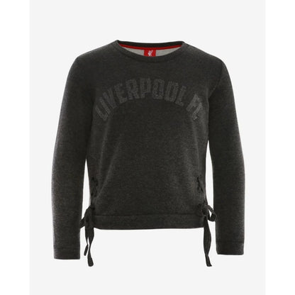 Liverpool FC Kids Long Sleeve Crew Sweatshirt Grey 3-4 Years Sports Apparel
