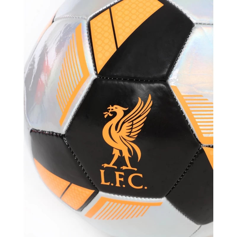 Liverpool LFC Silver Size 5 Football, FC Soccer Ball, Training and Match Play