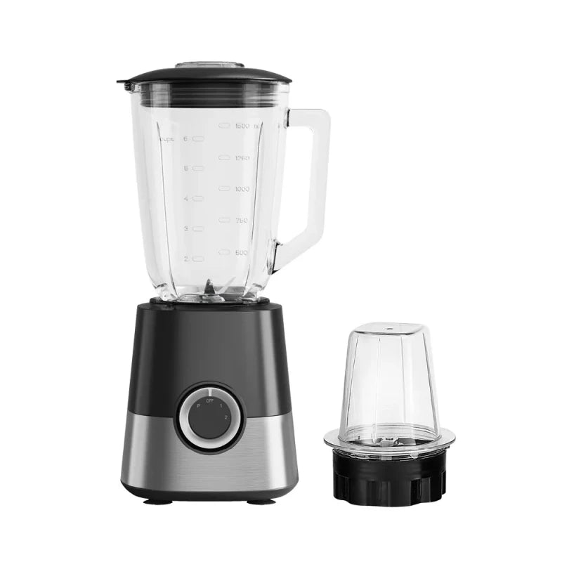 CONTI TB 1068 BK Blender Powerful 600W Motor 1.5L Plastic Jar for Smoothies and Shakes Black Color 2 Speed Settings Pulse Function Easy to Clean