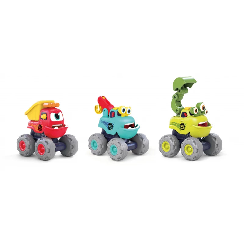 HOLA – Fun Monster Construction Truck Set
