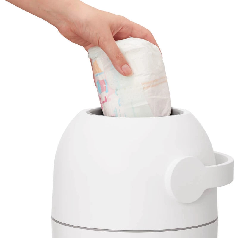 Chicco Diaper Bucket, Odor Control, Holds 25-30 Diapers, Easy Clean, White