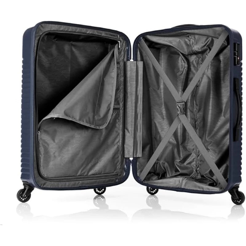 American Tourister Sky Park Spinner Blue 28 Inch Durable Travel Luggage