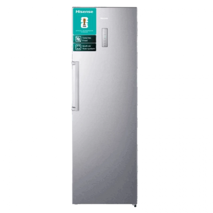 Hisense Upright Fridge 355L Silver, Energy Efficient, Adjustable Shelves