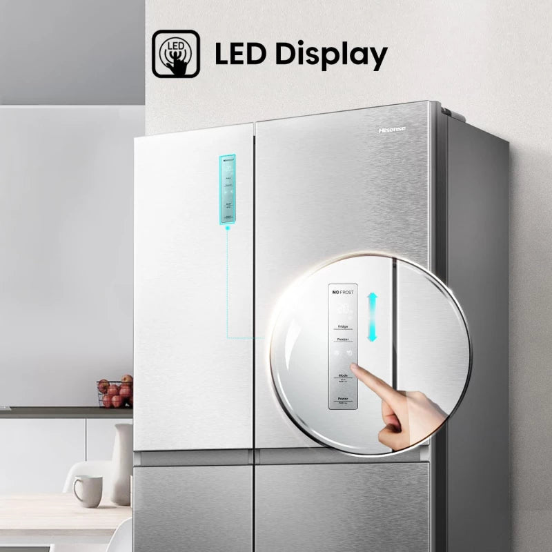 Hisense RS3N668SAI3Hisense Refrigerator Stainless Steel 668L A+ Energy Rated