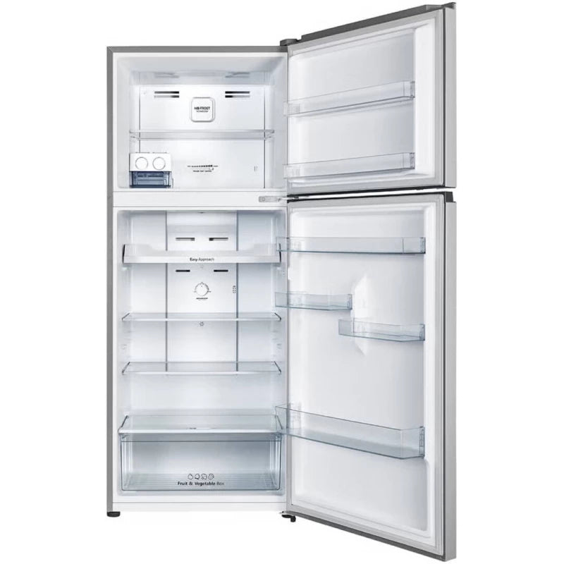 Hisense RT3N545NAI Refrigerator, 418L Top-Mount Freezer, Silver, Multi Air Flow, No Frost, 10-Year Compressor Warranty