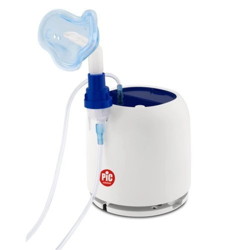 PIC SOLUTION AirFamily Nebulizer Compressor Machine with Sidestream Technology for Adults and Children