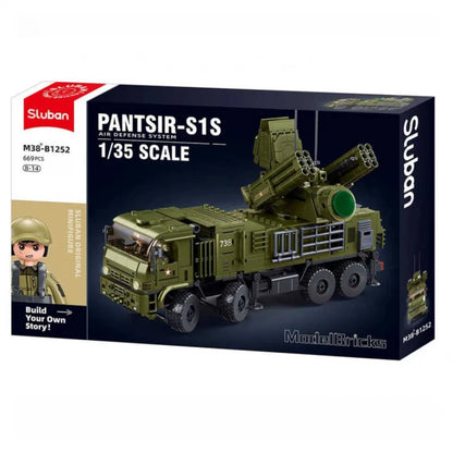 Sluban Modelbricks Pantsir S1S Military Army Building Block Set 669 Pieces